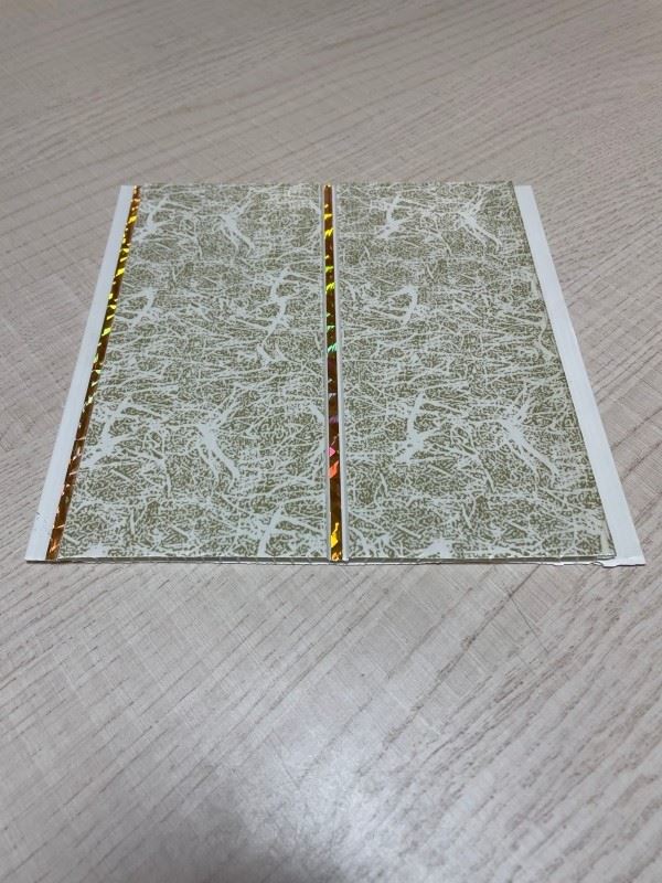 Marble design gold line PVC ceiling