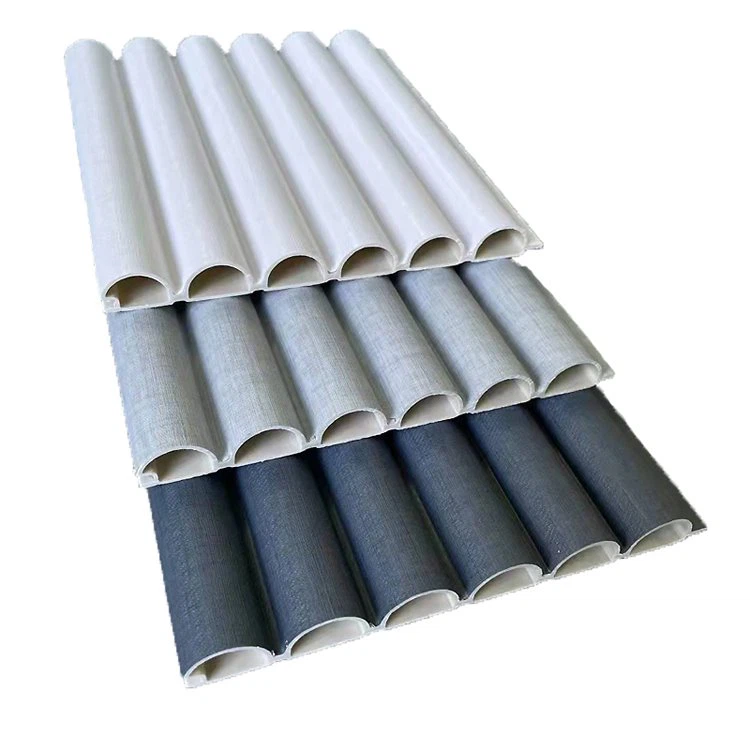 Полукруговая конструкция настенной панели WPC