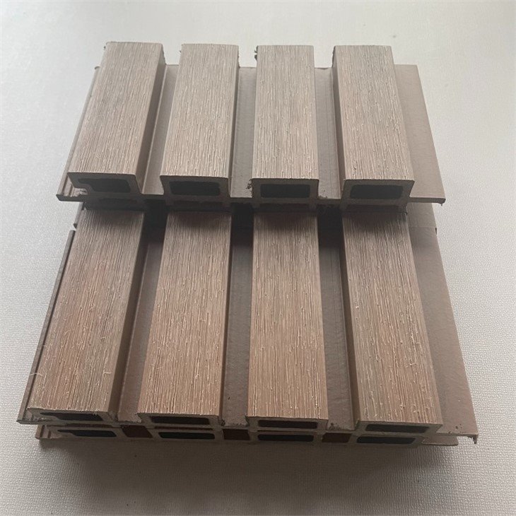 Modern WPC Wall panel cladding home decor TV background walls wooden grain